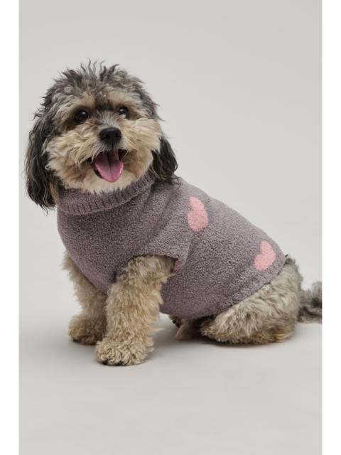 Barefoot Dreams CozyChic® Heart Print Pet Sweater