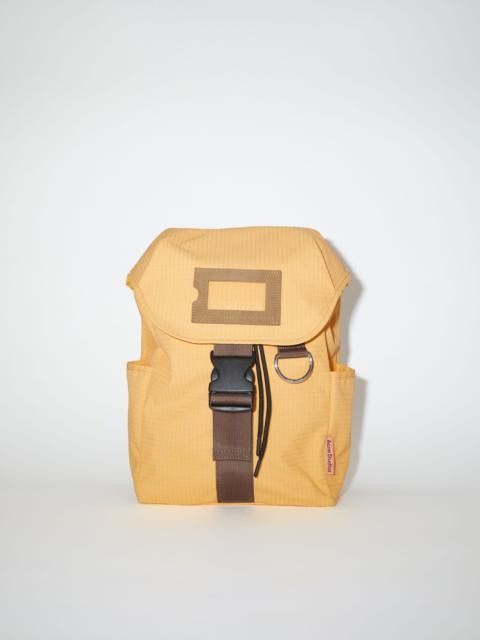 Acne Studios Ripstop nylon backpack - Yellow/brown