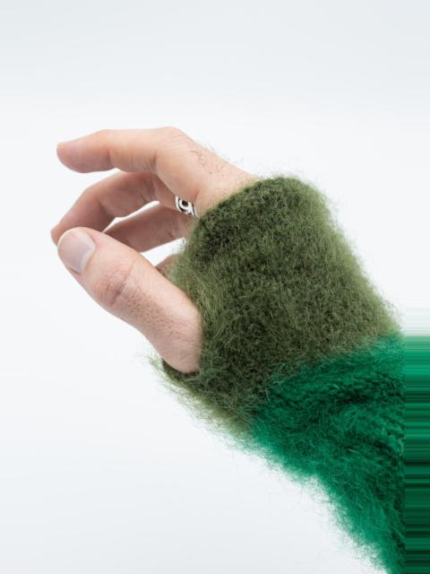 Kapital Mohair Knit JOURNEY Gloves - Green