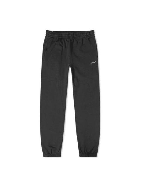 Off-White Arrow Printing Sports Long Pants Black OMCH029E20FLE0061001