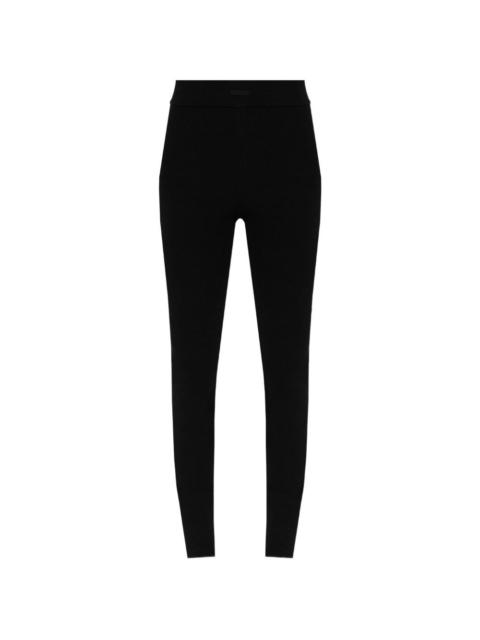 ESSENTIALS Essentials ribbed-knit trousers