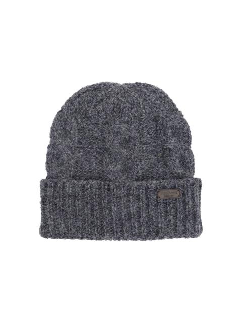 Barbour cable-knit scarf (set of two)