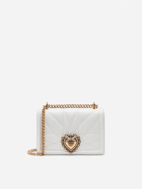 Dolce & Gabbana Small Devotion crossbody bag in quilted nappa leather