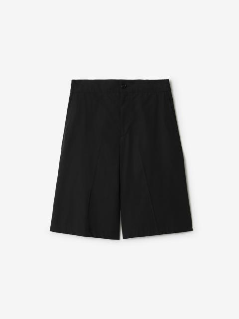 Burberry Cotton Blend Tailored Shorts