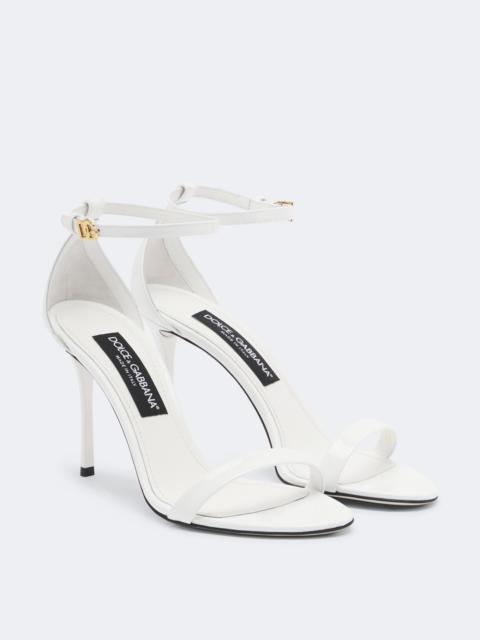 Dolce & Gabbana DG leather sandals
