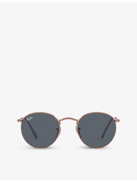 Ray-Ban RB3447 round-frame metal sunglasses