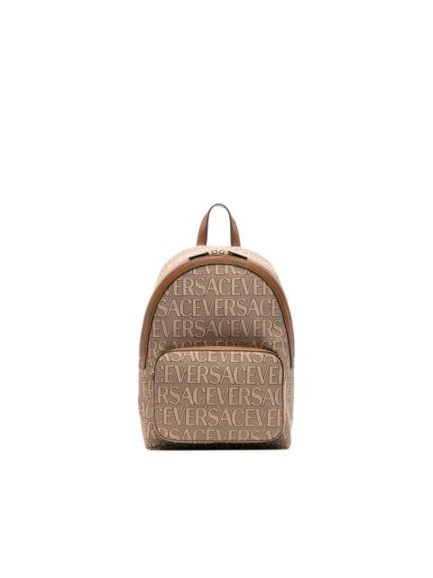 VERSACE logo-print backpack