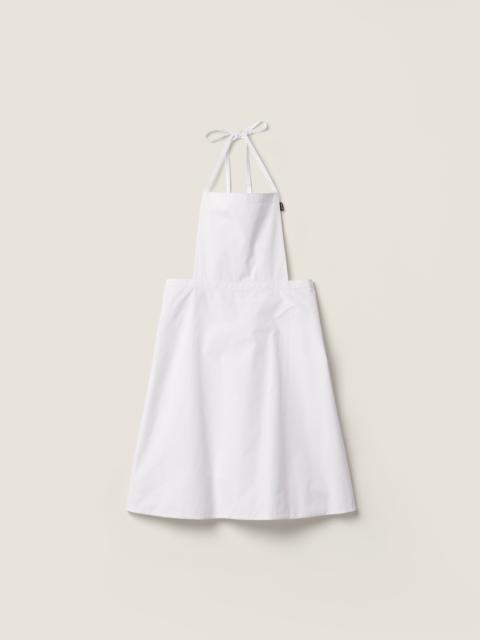 Miu Miu Poplin apron