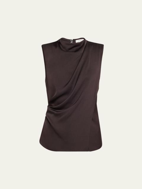 A.L.C. Amira Cowl-Neck Sleeveless Top