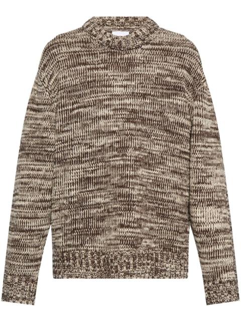 NORSE PROJECTS crew-neck marl-knit jumper
