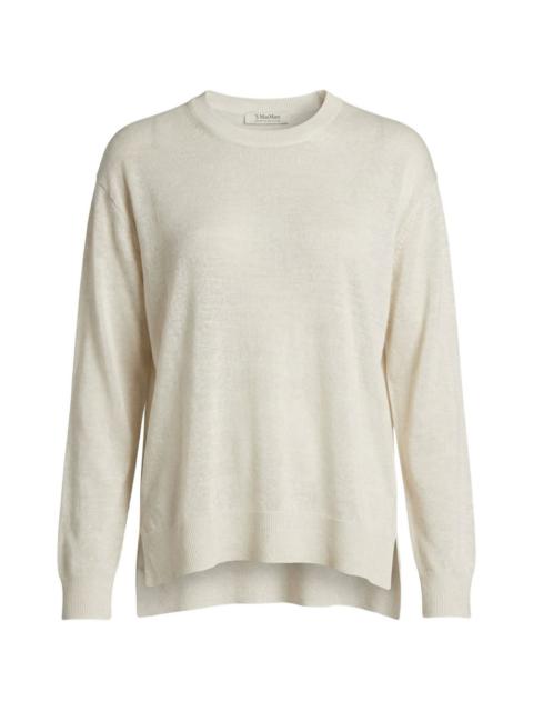'S Max Mara side-slit sweater