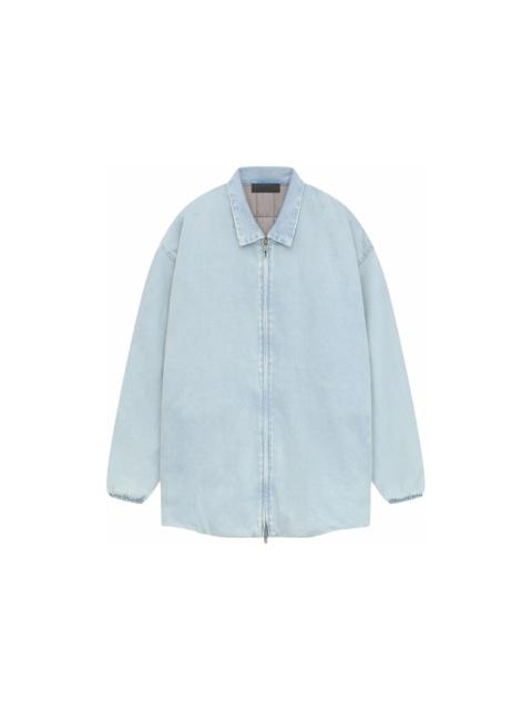 ESSENTIALS Fear of God Essentials Filled Shirt Jacket Light Wash Denim