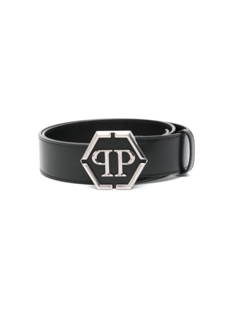 PHILIPP PLEIN logo-buckle belt