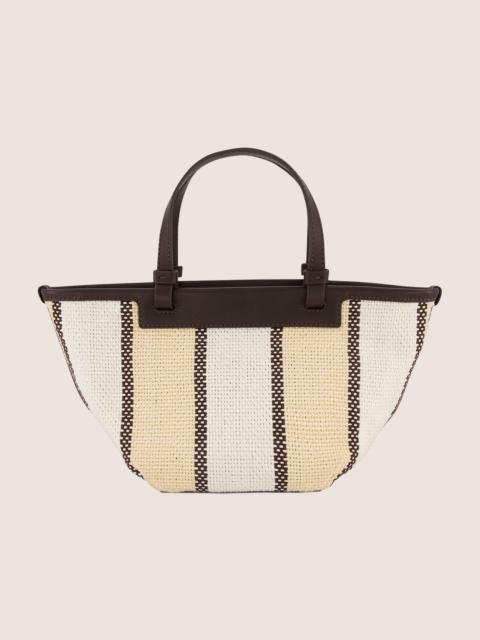 Vince Marin Woven Cotton Mini Tote
