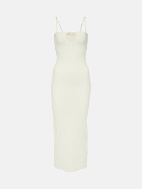 JACQUEMUS La Robe Sierra Bretelles midi dress