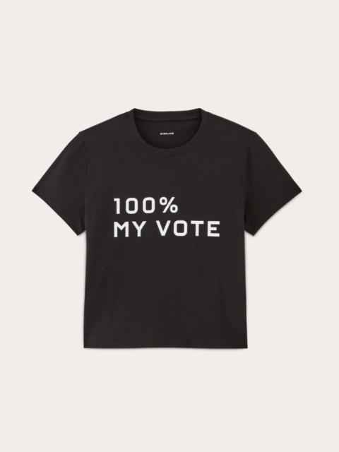 EVERLANE THE VOTER TEE IN ESSENTIAL COTTON