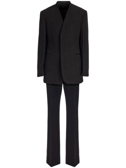 FERRAGAMO collarless single-breasted suit