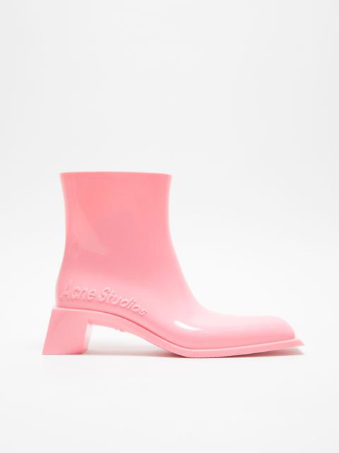 Rubber ankle boots - Pale Pink