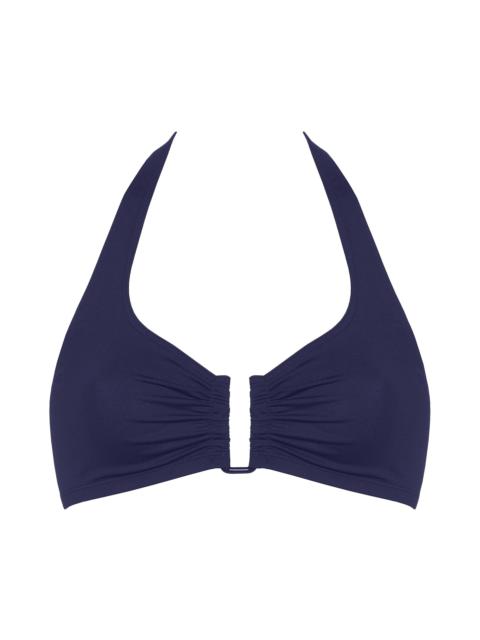 ERES Women's Dedicace Ruched Halter Bikini Top - Nautique