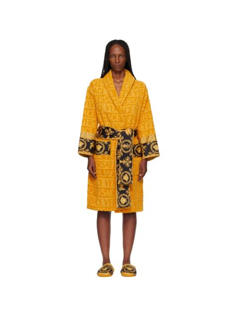 VERSACE Yellow 'I Heart Baroque' Bathrobe