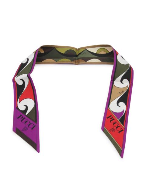EMILIO PUCCI multicolor silk scarves