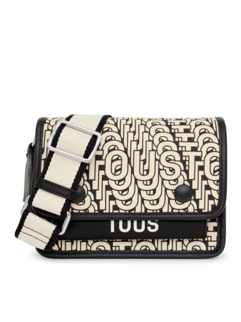TOUS Small beige and black Audree Crossbody bag TOUS Vera