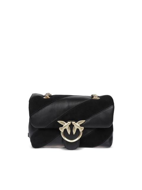 PINKO Galleria Love quilted-leather chain crossbody bag