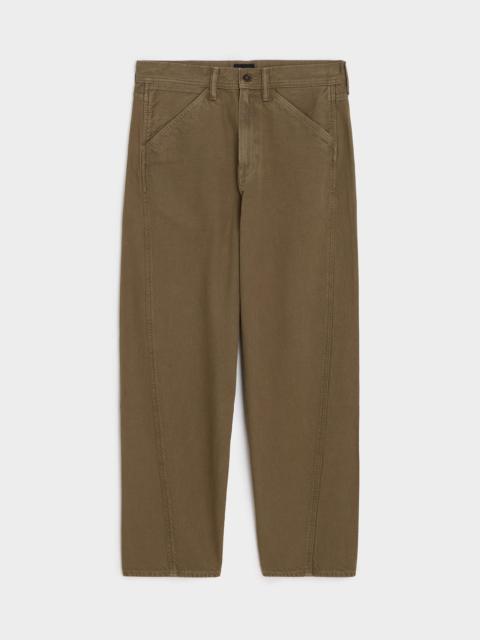 TODD SNYDER Relaxed Barrel Jean in Brown