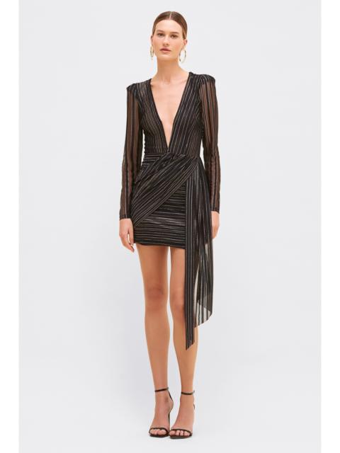 PatBO PRISM LUREX MINI DRESS