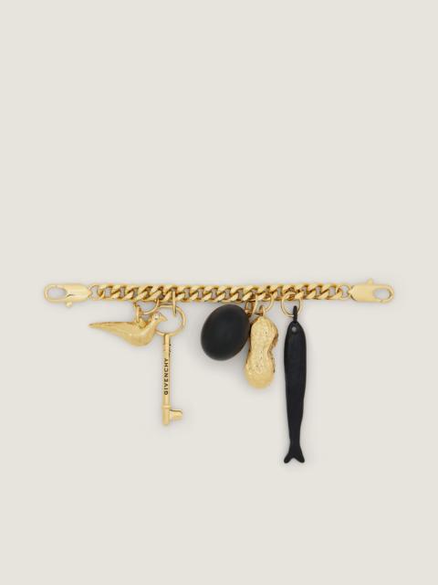 Givenchy LUCKY CHARMS BAG CHARM IN METAL