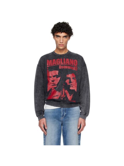 DSQUARED2 Gray Magliano Edition Rock Relax Fit Sweatshirt