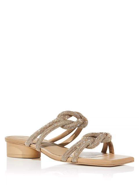Women's Jenny Knotted Strap Low Heel Sandals