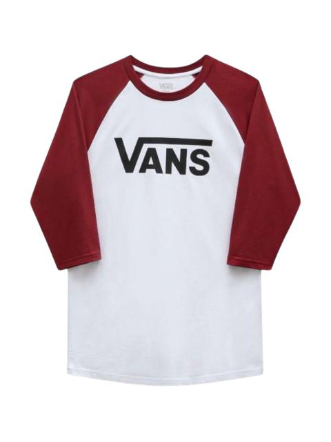 Vans Classic Ragl T-Shirt "White / Red" VN0002QQBWM