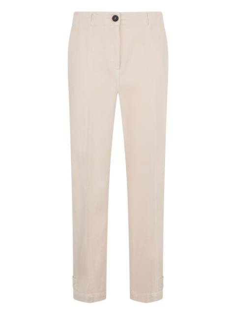 PESERICO buttoned straight trousers