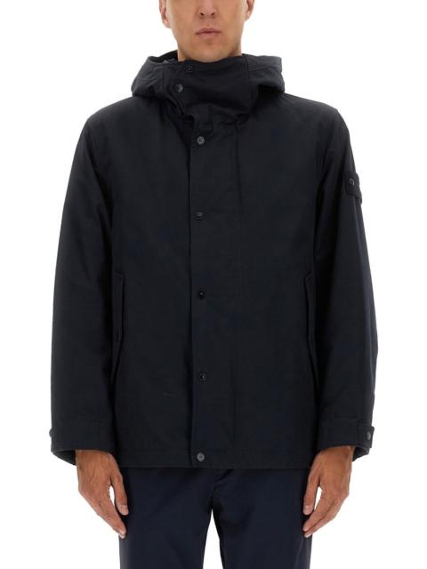 Stone Island STONE ISLAND Weatherproof Cotton Canvas Short Parka