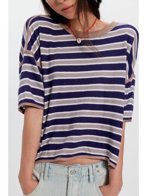 FREE PEOPLE We The Free Clean Rugby Tee