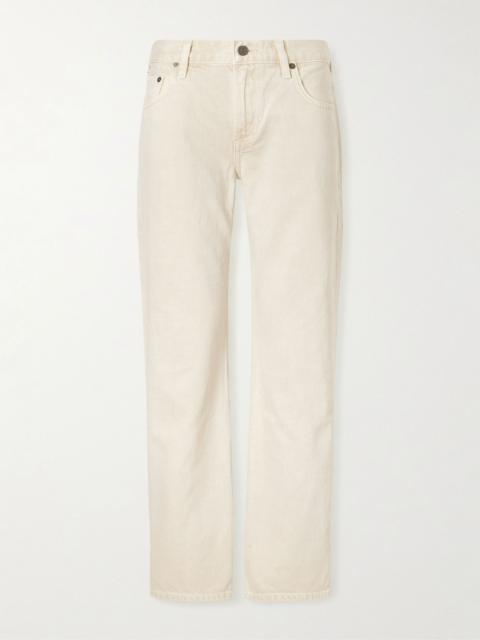 Citizens of Humanity Faye mid-rise straight-leg jeans Cream