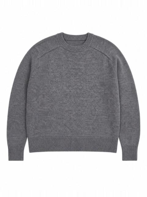 The Kooples GRAY MERINO WOOL SWEATER