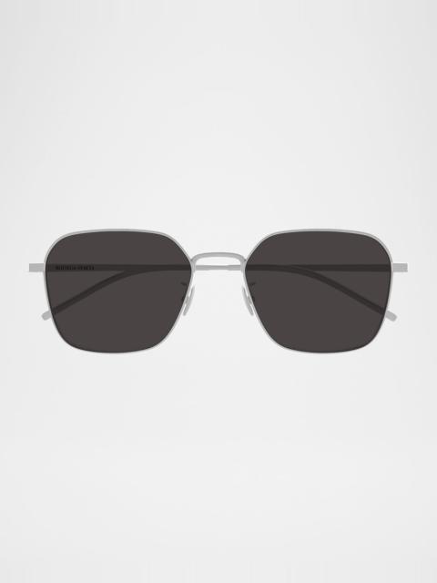 Bottega Veneta Men's Square Metal Sunglasses