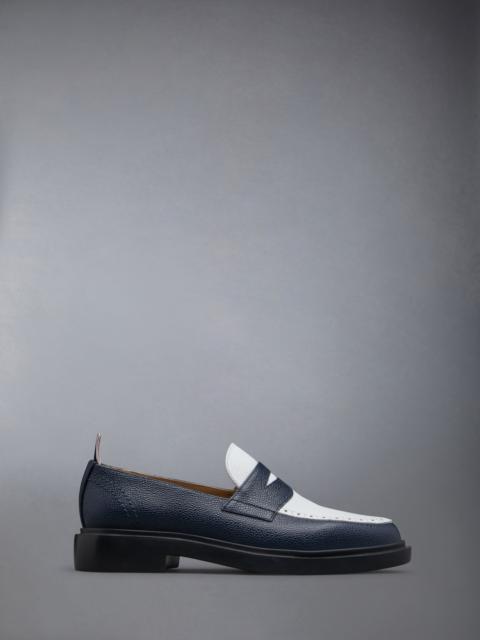 Pebble Grain Leather Penny Loafer