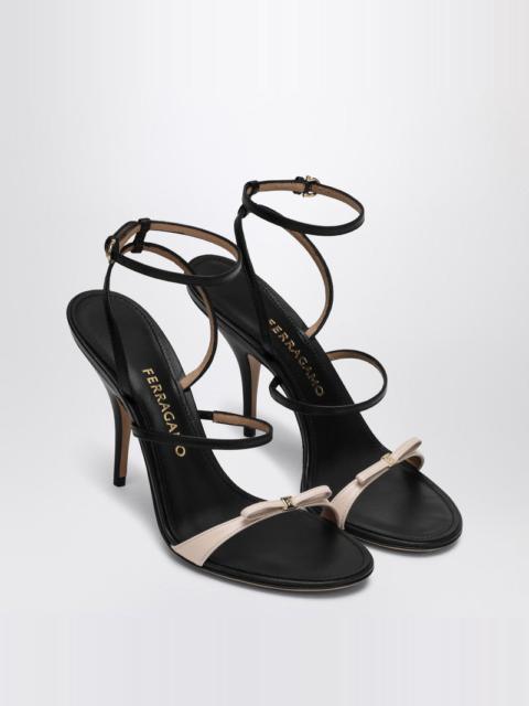 FERRAGAMO Ferragamo Ariel 95 black/nude high heels | choosh