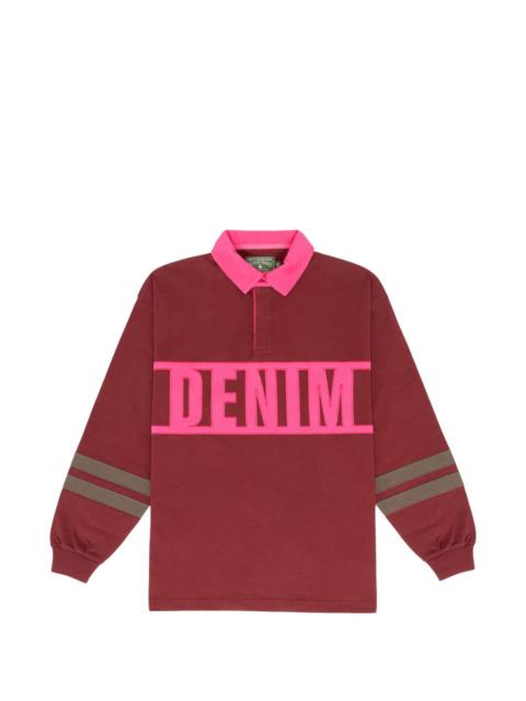 DENIM TEARS Down By The Tears long-sleeve polo shirt