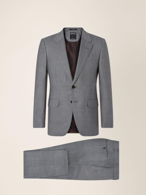 ZEGNA GREY CENTOVENTIMILA WOOL SUIT