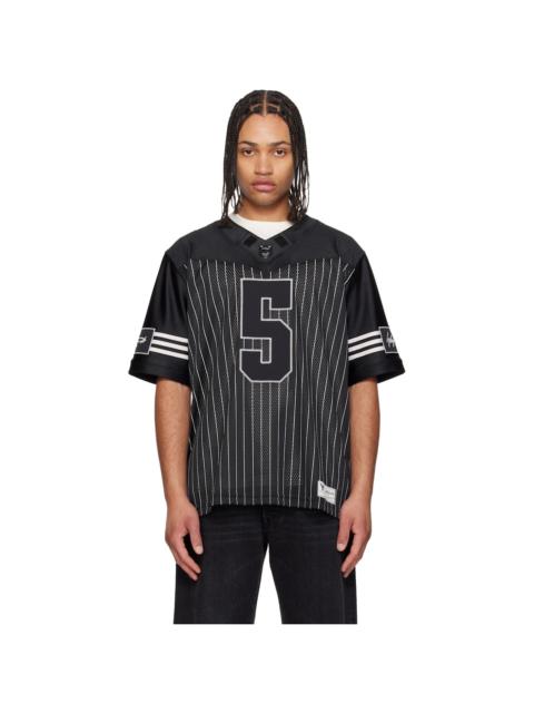 Y-3 Black Garret Wilson Football Short Sleeve Jersey
