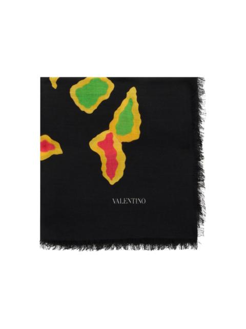 Valentino fringe-detail scarf