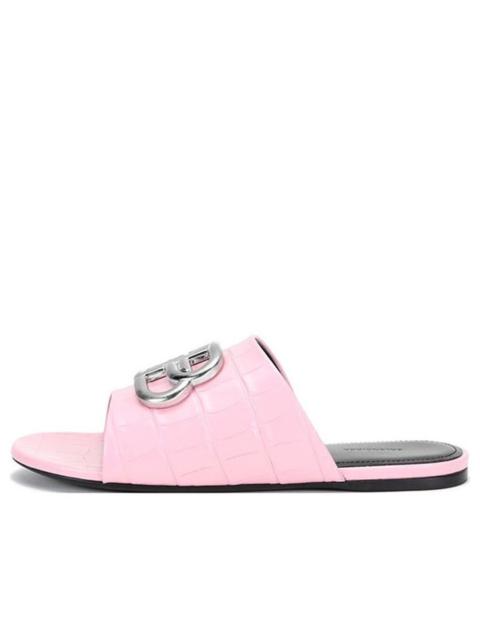 BALENCIAGA (WMNS) Balenciaga BB Cosy Mules 'Pink Black' 629537WA9D35681
