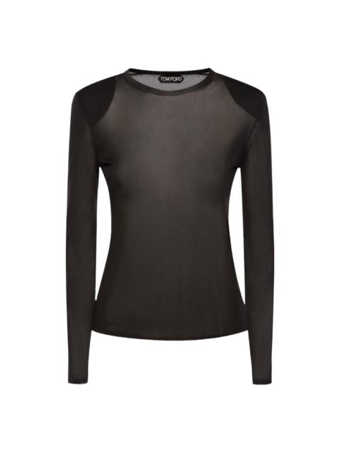 padded-shoulder top