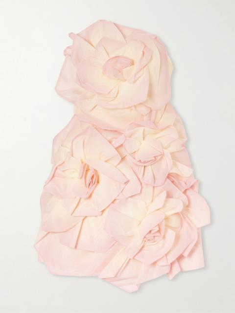 Aje. Johanna Crepe And Linen-blend Mini Dress