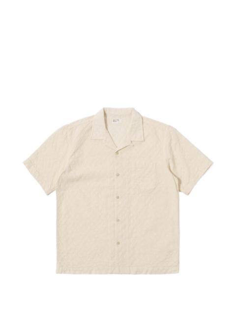 Universal Works textured short-sleeve shirt