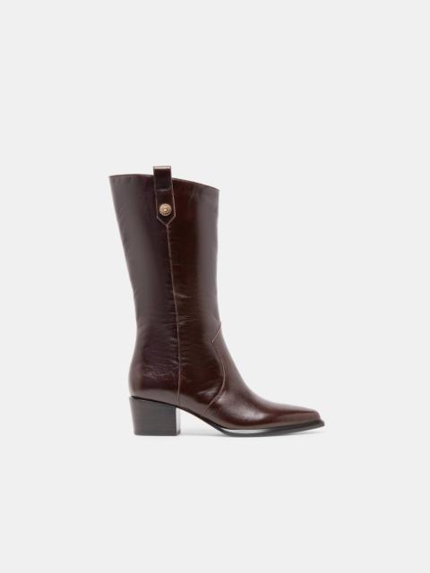 dolce vita VERN BOOTS CHOCOLATE LEATHER